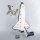 Support vertical en acrylique pour LEGO&reg; 10283 NASA Space Shuttle Discovery
