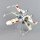 Support en acrylique pour le LEGO&reg; 75355 Star WarsUCS X-Wing Starfighter (inclin&eacute;, 4 cm de haut)