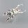 Support en acrylique pour le LEGO&reg; 75355 Star WarsUCS X-Wing Starfighter (inclin&eacute;, 4 cm de haut)
