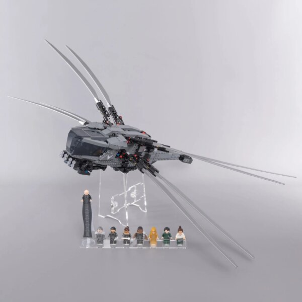 Acrylic stand for LEGO&reg; 10327 Dune Atreides Royal Ornithopter (angled 4 cm high)