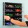 Espositore da parete in acrilico per 10 modelli LEGO&reg; della serie Speed ​​​​Champions F1 (con sfondo nero)