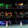 Espositore da parete in acrilico per 10 modelli LEGO&reg; della serie Speed ​​​​Champions F1 (con sfondo nero)