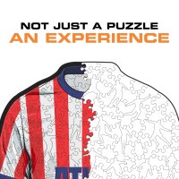 Atletico Madrid - Trikot  Wooden Puzzle