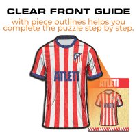 Atletico Madrid - Trikot  Wooden Puzzle