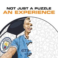 Erling Haaland Sitting - Manchester City Wooden Puzzle