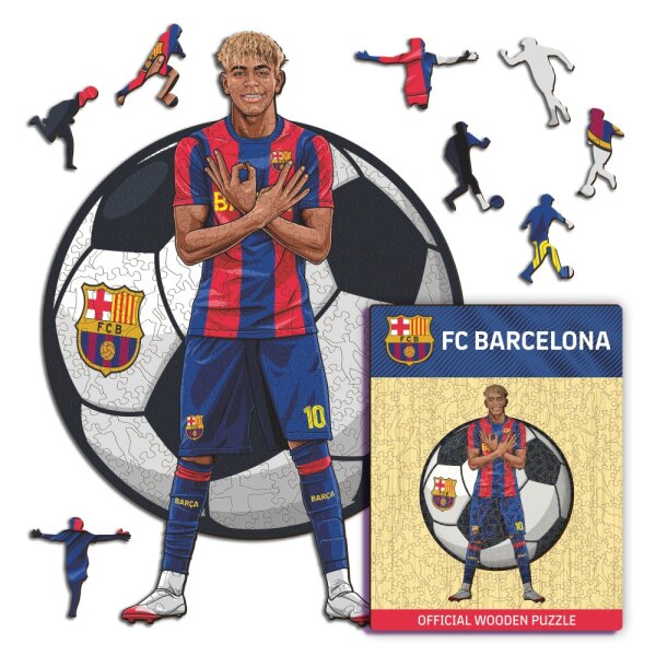 Lamine Yamal New - PC Barcelona Puzzle en bois