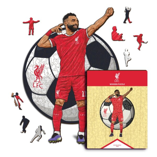 Mohamed Salah New - Liverpool FC - Holz Puzzle