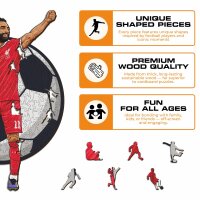 Mohamed Salah New - Liverpool FC - Holz Puzzle