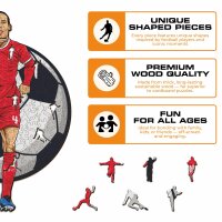 Virgil Van Dijk - Liverpool FC Puzzle en bois