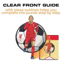 Virgil Van Dijk - Liverpool FC Puzzle en bois