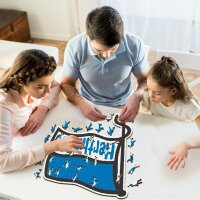 Herta BSC - Flagge - Holz Puzzle