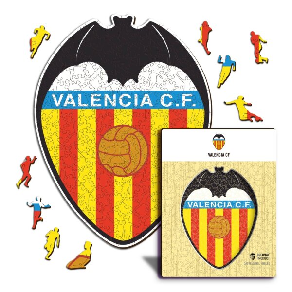 Valencia C.F. - Logo Puzzle in Legno