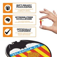 Valencia C.F. - Logo Puzzle in Legno