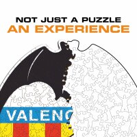 Valencia C.F. - Logo Puzzle in Legno