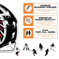 NFL - Atlanta Falcons - Helm - Holz Puzzle
