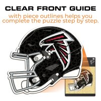 NFL - Atlanta Falcons - Helm - Holz Puzzle