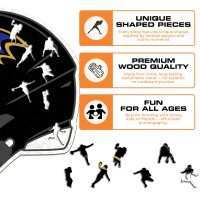 NFL - Baltimore Ravens - Helmet - Wooden Puzzle
