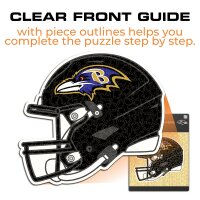 NFL - Baltimore Ravens - Helmet - Wooden Puzzle