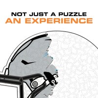 NFL - Carolina Panthers - Helmet - Wooden Puzzle