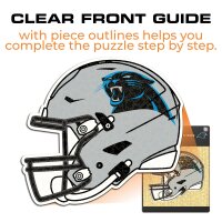 NFL - Carolina Panthers - Helmet - Wooden Puzzle