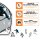 NFL - Carolina Panthers - Helmet - Wooden Puzzle