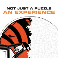 NFL - Chincinnati Bengals - Helmet - Wooden Puzzle
