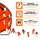 NFL - Cleveland Browns - Helmet - Wooden Puzzle