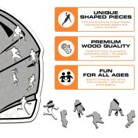 NFL - Dallas Conwboys - Casque - Puzzle en bois