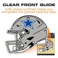 NFL - Dallas Conwboys - Casque - Puzzle en bois