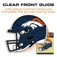 NFL - Denver Broncos - Casco - Puzzle in Legno