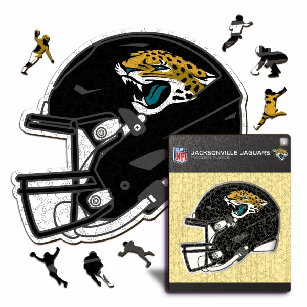 NFL - Jacksonville Jaguars - Helmet - Wooden Puzzle