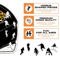 NFL - Jacksonville Jaguars - Helmet - Wooden Puzzle