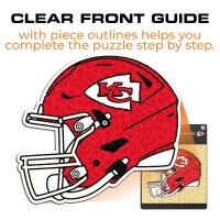 NFL - Kansas City Chiefs - Casque - Puzzle en bois