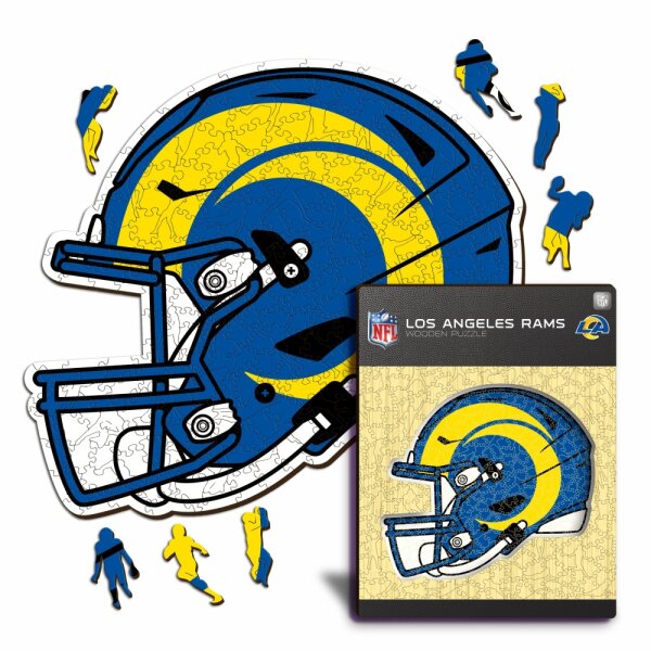NFL - Los Angeles Rams - Helmet - Wooden Puzzle