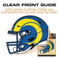 NFL - Los Angeles Rams - Helmet - Wooden Puzzle