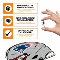 NFL - New England Patriots - Casco - Puzzle in Legno