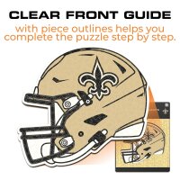 NFL - New Orleans Saints - Casque - Puzzle en bois