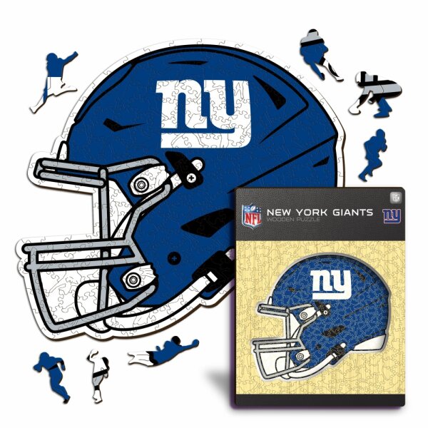 NFL - New York Giants - Casque - Puzzle en bois