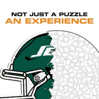 NFL - New York Jets - Casque - Puzzle en bois