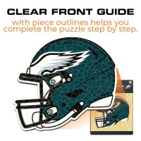 NFL - Philadelphia Eagles - Helm - Holz Puzzle