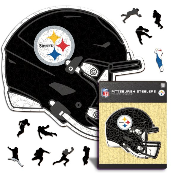NFL -Pittsburgh Steelers - Helm - Holz Puzzle