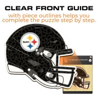 NFL -Pittsburgh Steelers - Helm - Holz Puzzle