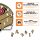 NFL -San Francisco 49ers - Casque - Puzzle en bois