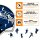 NFL -Seattle Seahawks - Helmet - Wooden Puzzle