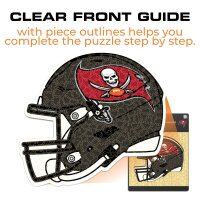 NFL - Tampa Bay Buccaneers - Casque - Puzzle en bois