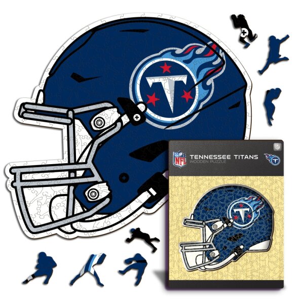 NFL - Tennessee Titans - Helmet - Wooden Puzzle