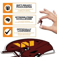 NFL - Washington Commanders - Helmet - Wooden Puzzle