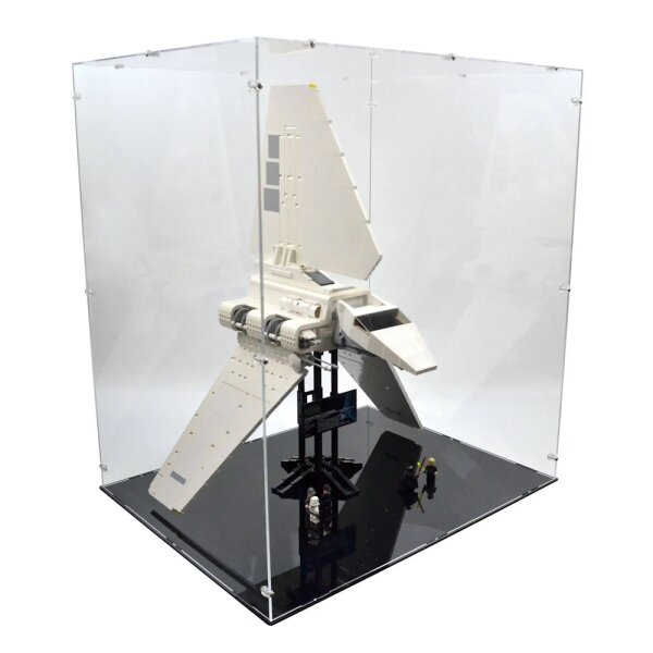 Acrylic display for LEGO&reg; 10212 UCS Imperial Shuttle (With black floor)