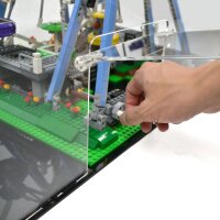 Pr&eacute;sentoir en acrylique pour LEGO&reg; 10247 Grande roue (avec base noire)