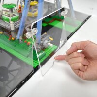 Pr&eacute;sentoir en acrylique pour LEGO&reg; 10247 Grande roue (avec base noire)